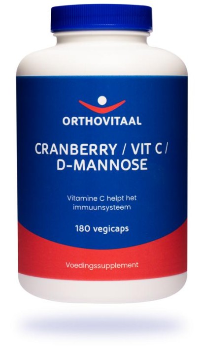 Orthovitaal Cranberry / Vitamine C / D-Mannose (180 Vegetarische capsules)