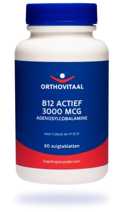 Orthovitaal B12 Actief 3000mcg (60 Zuigtabletten)