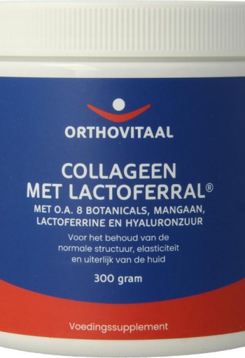 Orthovitaal Collageen met lactoferral (300 Gram)
