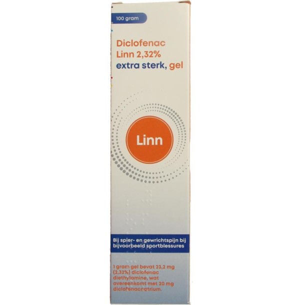 Linn Diclofenac gel 2,32% extra sterk (100 Gram)