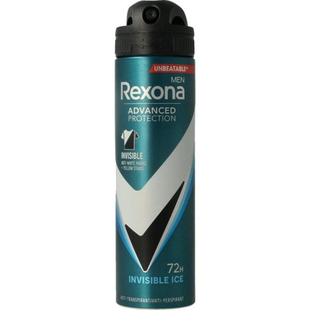 Rexona Men deodorant spray invisible ice (150 Milliliter)