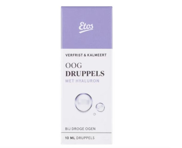Etos Oog­drup­pels met hy­a­l­uron  10 ml