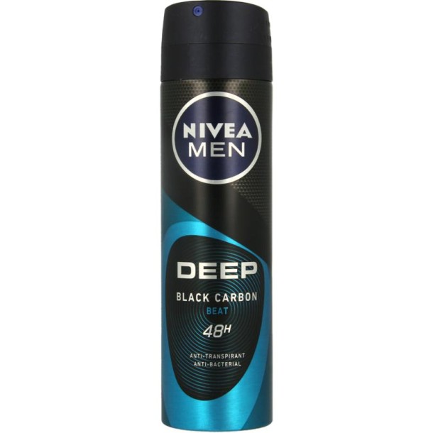 Nivea Men deodorant spray deep beat (150 Milliliter)