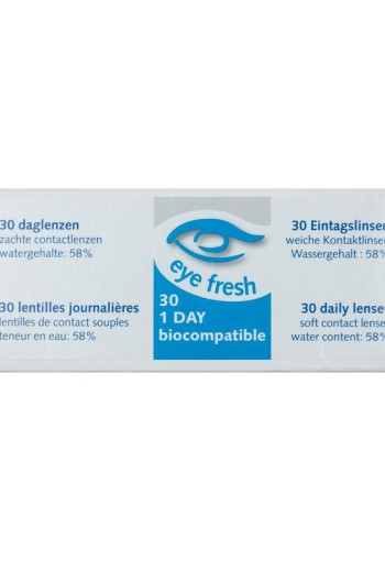Eyefresh Daglenzen -0.50 (30 Stuks)