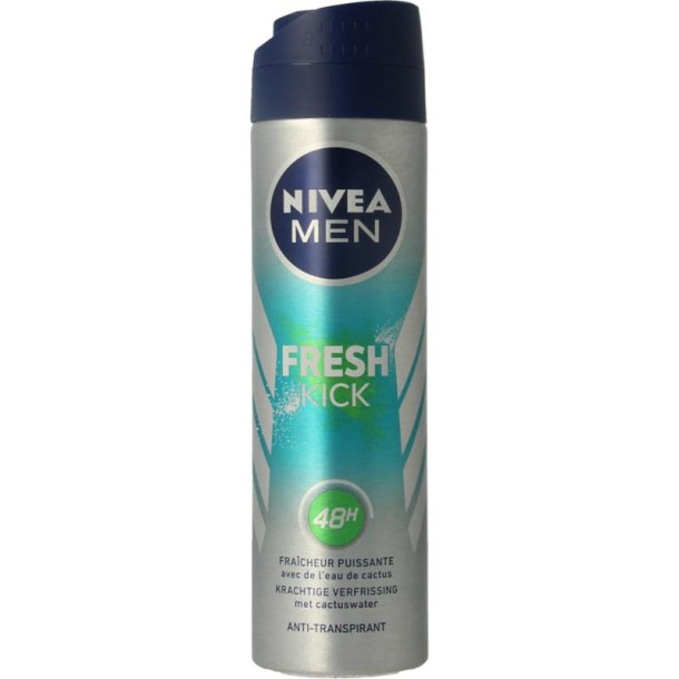Nivea Men deodorant spray fresh kick (150 Milliliter)