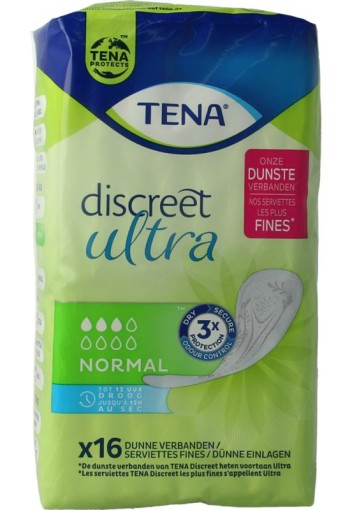 Tena Discreet ultra pads normal (16 Stuks)