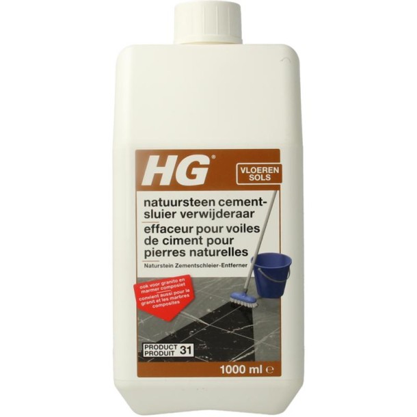 HG Natuursteen cementsluier verwijderaar (1 Liter)