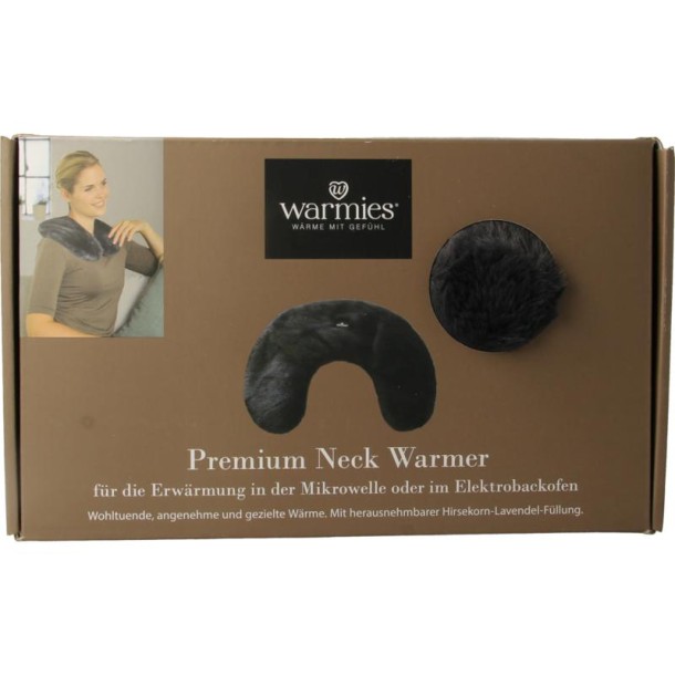 Warmies Neck warmer zwart (1 Stuks)