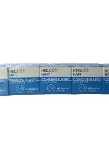 Hekahaft Cohesive windsel 4m x 4cm (5 Rol)