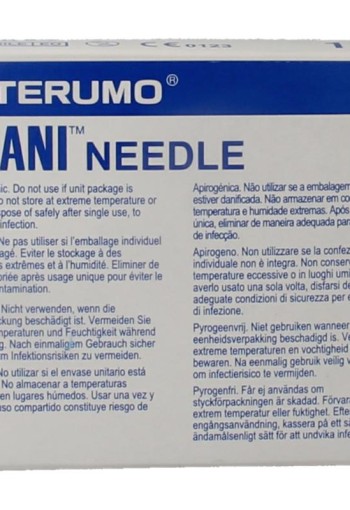 Terumo Injectienaald 21G groen 0.8 x 16 (100 Stuks)