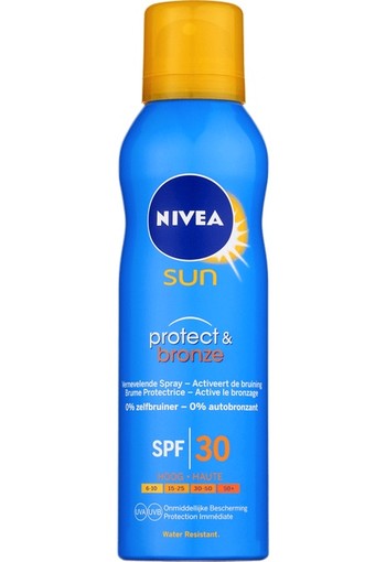 NIVEA SUN Protect & Bronze Vernevelende Zonnespray SPF30 200 ml