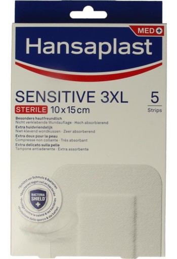 Hansaplast Pleisters sensitive 3XL (5 Stuks)