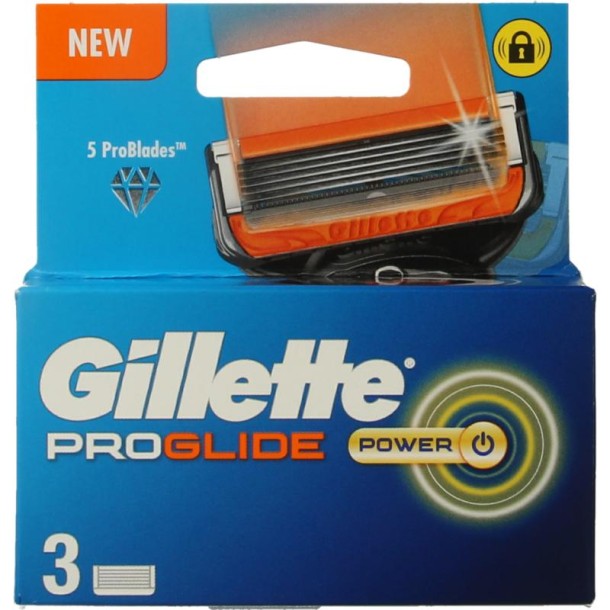 Gillette Fusion powerglide mesjes (3 Stuks)