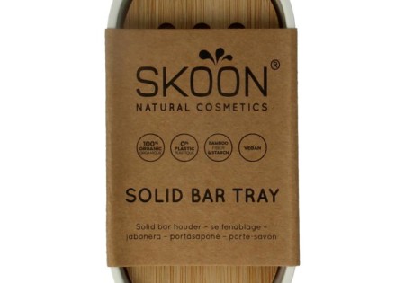 Skoon Solid bar houder wit L (1 Stuks)