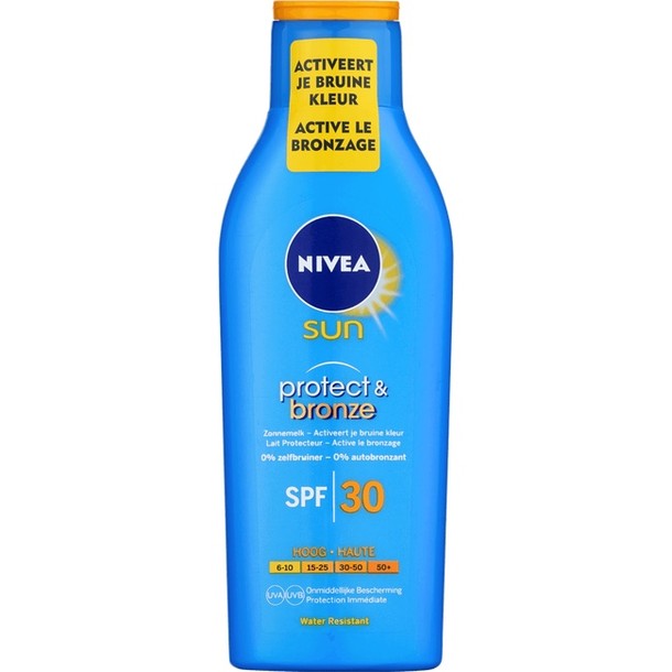 NIVEA SUN Protect & Bronze Zonnemelk SPF30 200 ml