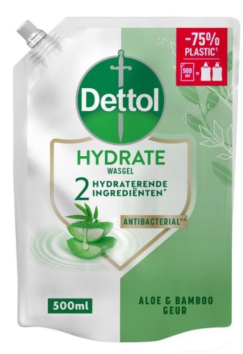 Dettol Refill handzeep hydra aloe vera (500 Milliliter)