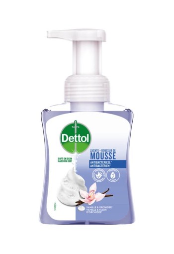 Dettol Mousse vanilla & orchid (250 Milliliter)