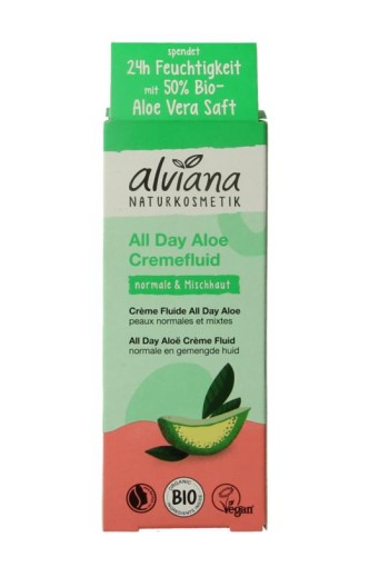 Alviana All day aloe creme fluid (50 Milliliter)