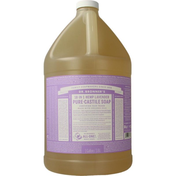 Dr Bronners Liquid soap lavendel (3800 Milliliter)