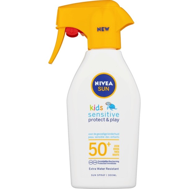 NIVEA SUN Kids Sensitive Protect & Play Triggerspray SPF50 300ml