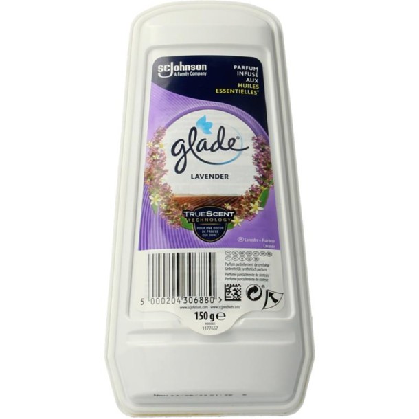 Glade Luchtverfrisser gel tranquil lavender & aloe (150 Gram)