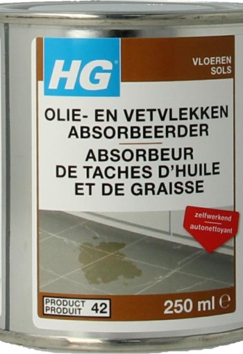 HG Olie & vetvlek absorbeerder (250 Milliliter)