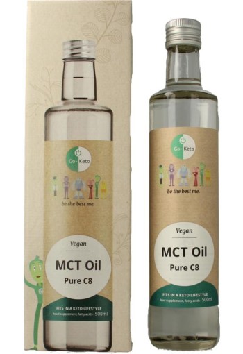 Go-Keto MCT olie C8 premium (500 Milliliter)