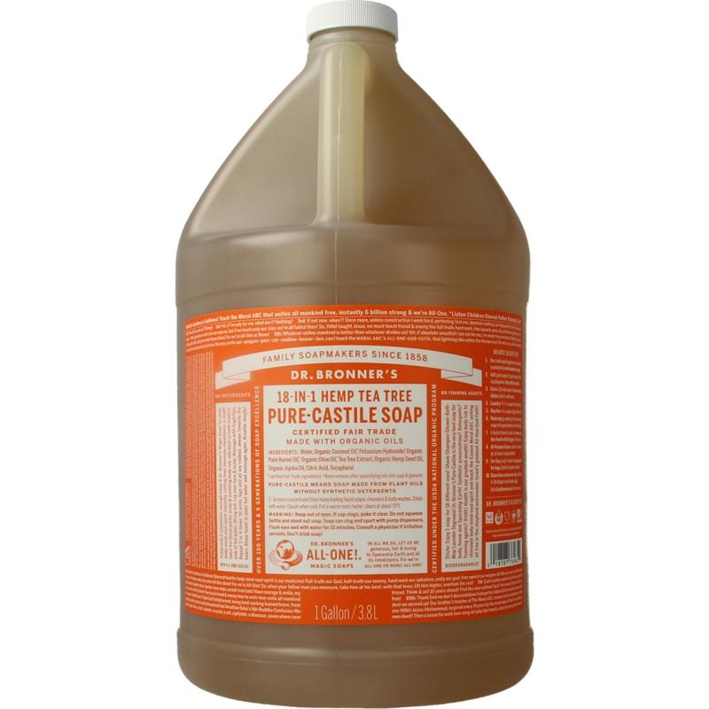 Dr Bronners Liquid soap tea tree (3785 Milliliter)