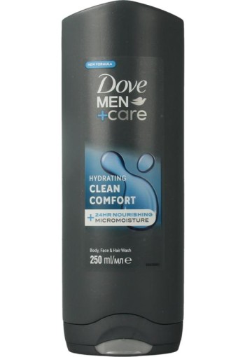 Dove Men shower clean comfort (250 Milliliter)