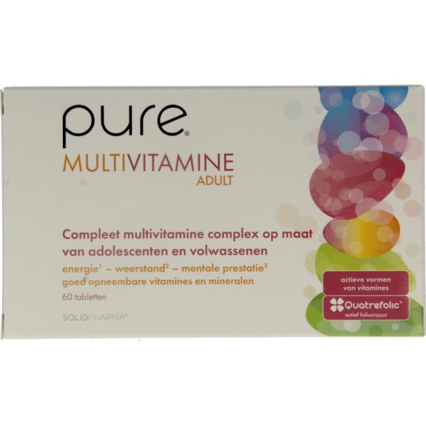 Pure Multivitamine volwassenen (60 Tabletten)
