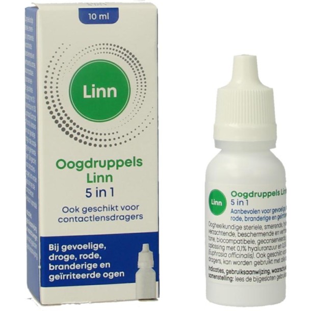 Linn Oogdruppels 5-1 euphrasia (10 Milliliter)