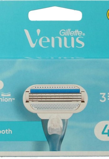 Gillette Venus smooth mesjes (4 Stuks)