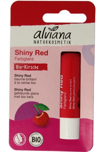 Alviana Lipverzorging shiny red (4,5 Gram)