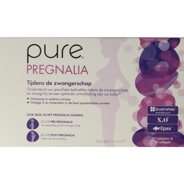 Pure Pregnalia 30 tabletten & 30 softgels (60 Stuks)