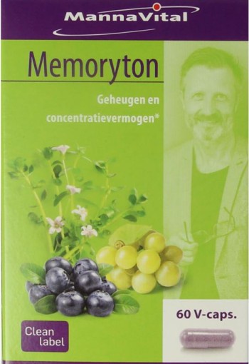 Mannavital Memoryton (60 Vegetarische capsules)