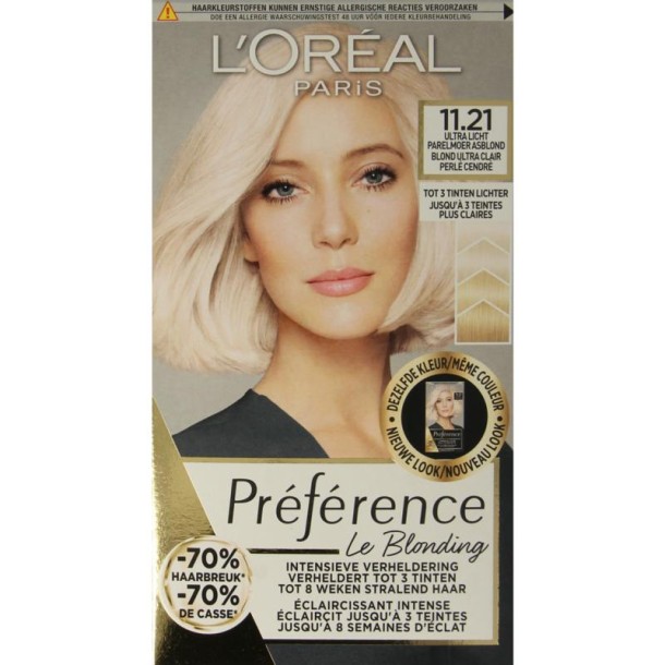Preference 11.21 ultra licht parelmoer asblond 1 Set
