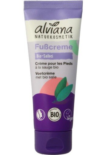 Alviana Voetcreme met salie (75 Milliliter)