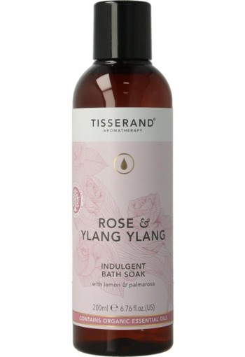 Tisserand Bath soak roos & ylang ylang (200 Milliliter)