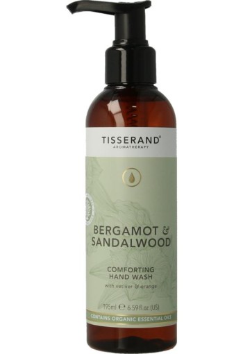 Tisserand Handzeep bergamot & sandelhout (195 Milliliter)