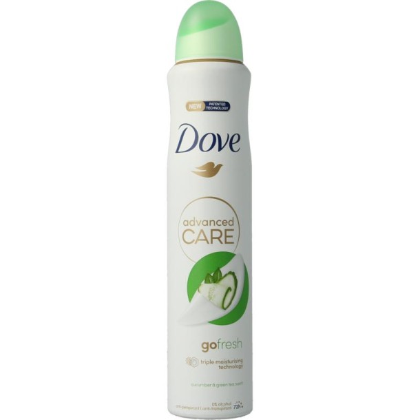 Dove Deodorant spray cucumber & green tea (200 Milliliter)