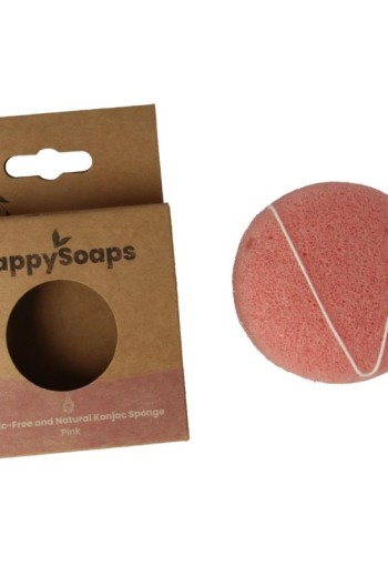 Happysoaps Konjac spons gevoelige huid (1 Stuks)