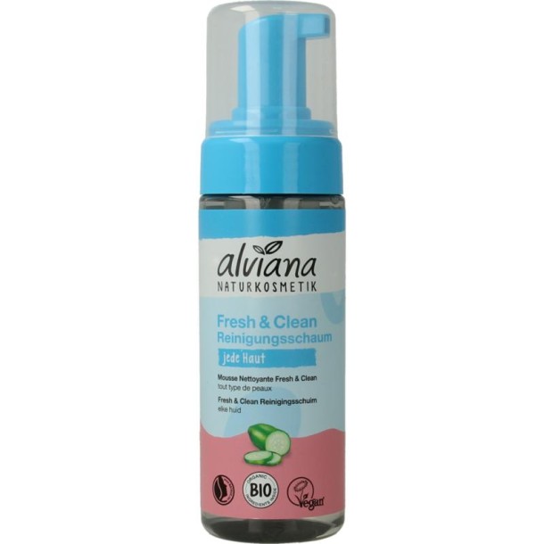 Alviana Reinigingsschuim fresh en clean (150 Milliliter)