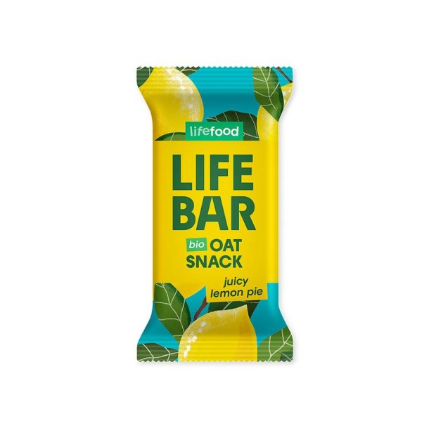 Lifefood Lifebar oatsnack citroen bio (40 Gram)
