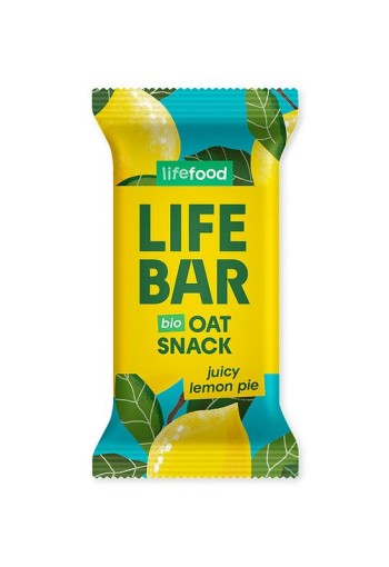 Lifefood Lifebar oatsnack citroen bio (40 Gram)