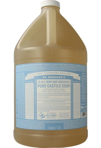 Dr Bronners Liquid soap baby mild (3800 Milliliter)