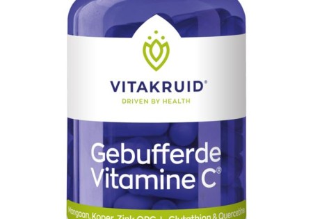 Vitakruid Gebufferde Vitamine C met oa Zink OPC Quercetine (90 Vegetarische capsules)