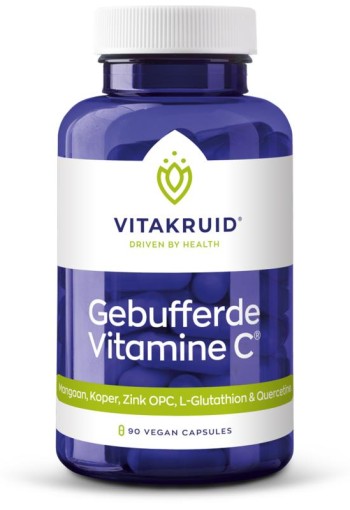 Vitakruid Gebufferde Vitamine C (90 Vegetarische capsules)