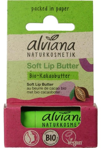 Alviana Lip butter soft met cacaoboter (5 Gram)
