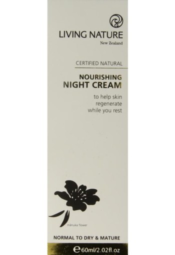 Living Nature Nachtcreme voedend (60 Milliliter)