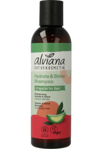 Alviana Shampoo hydrate en shine voor beschadigd haar (200 Milliliter)
